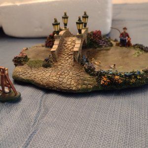 1999 Thomas Kinkade Lamplight Bridge